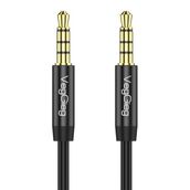 Veggieg 3 mt 3.5 mm Jack TRRS Hi-Fi Aux Mikrofon ve Ses Kablosu