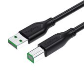 Veggieg 3 mt Siyah USB B Printer Tarayıcı Yazıcı Data Kablosu