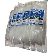 Veka Master 500 Adet Beyaz Kablo Bağı 3.6X250 mm (5 Paket x 100 Adet) Plastik Kablo Kelepçesi