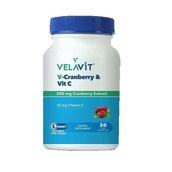 Velavit V-Cranberry Vitamin C 30 Kapsül