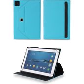 Velvoria Hometech Wi 10 3g - 10.1" Tablet Uyumlu Standlı Üniversal Kapaklı Turkuaz Tablet Kılıfı