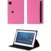 Velvoria Huawei Matepad Se 11" Tablet Uyumlu Standlı Üniversal Kapaklı Pembe Tablet Kılıfı