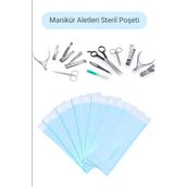 Venalisa MİNİ BOY (SADECE UÇLAR SIĞABİLİR) 200 Adet Tırnak Pens Kronk Sterilizasyon Poşeti 57x130mm