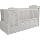 Venatto Romantic Büyüyen Beşik - 70 X 130 - Beyaz - Beyaz