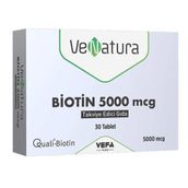 Venatura Biotin 5000 mcg İçeren 30 Tablet