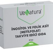 Venatura İnositol Folik Asit Metilfolat 20 Saşe