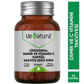VeNatura Lipozomal Demir Vitamin C 60 Kapsül
