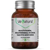 Venatura Multivitamin Multimineral DHA 30 Yumuşak Kapsül