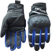 Venom 9010 Mavi Soft Shell Motosiklet Eldiveni