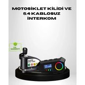 VeraGlobe Buğz Motosiklet ve Günlük Kullanım Için Bluetooth Hoparlör ve Disk Kilidi Seti