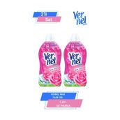 Vernel Max Konsantre Taze Gül + Nergiz Çiçeği Lavanta 2x1440 ml Çamaşır Yumuşatıcı