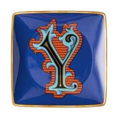 Versace Holiday Alphabet 12 cm Kare Tabak Y Harfi 11940-403705-15253 - Standart - Beyaz