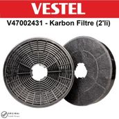 Vestel VAD 655 TXS Davlumbaz Aspiratör Karbon Filtre V47002431