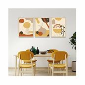 Vetro Design Sıcak Tonlar 21x30 cm Natural Çerçeveli Tablo