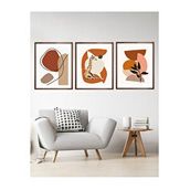 Vetro Design Zebra 40x50 cm Ceviz Çerçeveli Tablo