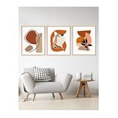 Vetro Design Zebra 40x50 cm Natural Çerçeveli Tablo