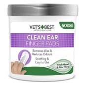 Vet's Best 50li Kedi Köpek Kulak Temizleme Parmak Pedi