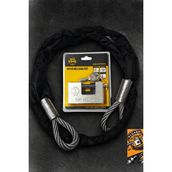 Vi Caro Motorsiklet 14 mm 2.5 Metre Çelik Halat Motorsiklet Zincir Kilit Scooter Kilidi Motor Kilidi