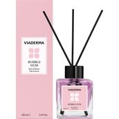 Viaderma 100 ml Kare Şişe BubbleGum Esansı Bambu Çubuklu Oda Kokusu