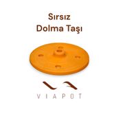 Viapot Güveç Dolma Sarma Taşı Kapağı Sırsız Çömlek 21cm