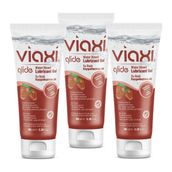 Viaxi Glide Çilek Aromalı Çilekli Kayganlaştırıcı Jel 100 ml (3 Adet)
