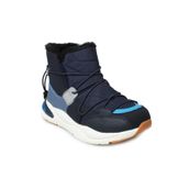 Vicco 21K.368 Lacivert Renk Kürklü Bilek Boy Kalın Taban Unisex Çocuk Botu