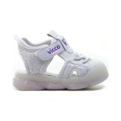 Vicco 24y 321.211 Bk Monrovia Işıklı Hafif Anatomik Taban Günlük Beyaz Kız Çocuk Sandalet