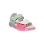 VİCCO 321.P24Y223 Laura Patik Phylon Işıklı Sandal Çok Renkli Kız Çocuk Sandalet, 2711 MİNT-Beyaz, 30