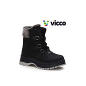 Vicco Alexis Kürklü Kız Çocuk Siyah Bot
