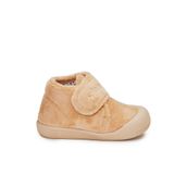 VİCCO Color Rahat Kalıp Unisex İlk Adım Panduf (Bej, 19 Numara)