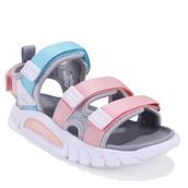 Vicco Cube 332F25Y212 Gri Pembe Ortopedik Günlük Kız Çocuk Spor Sandalet GRİ PEMBE 29