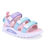Vicco Cube 332F25y212 Gri Pudra Ortopedik Günlük Kız Çocuk Spor Sandalet