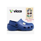 Vicco Didim Jıbbıtz Aksesuar Hediyeli Ortopedik Unisex Çocuk Terlik LACİVERT