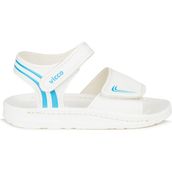 Vicco Dory Beyaz Sandalet Unisex Çocuk Microfiber Malzeme ile Rahat Kullanım Sunar