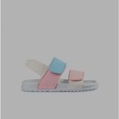 Vicco Krixi Kız Çocuk Beyaz-Pembe Phylon Sandalet
