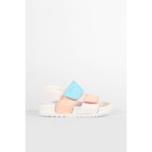 Vicco Krixi Model Kız Bebek ve Çocuk Sandalet Beyaz/Pembe