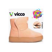 Vicco Pak 943.F25k.503 Anatomik Taban Kız Çocuk Bot Camel 31-37