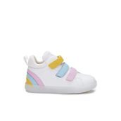 Vicco Rainbow Işıklı Kız Çocuk Bot (Beyaz/Pembe, 32 Numara)