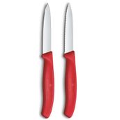 Victorinox 6.7691.2C1 Kırmızı Swiss Classic 2'li Soyma Bıçağı Set