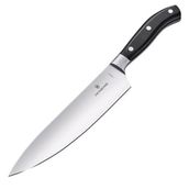 Victorinox 7.7403.22G Siyah 22 cm Dövme Çelik Doğrama Bıçağı