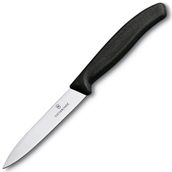 Victorinox Vt6.7703 10 cm Sivri Siyah Soyma Bıçak