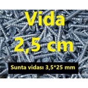 Vida 3.5x25 1000 Adet Sunta Vidası