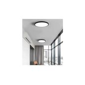 Vies Teknoloji 3200K Mat Siyah Panel Avize Tavana Sıfır Led