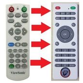 Viewsonic Q-3101 / A0001005PA500 PA503 PG700 PS500 PS501 VS16907 VS16909 Projeksiyon Kumandası