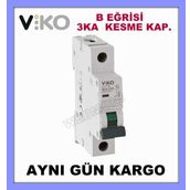 Viko 3VTB-1B25 1x25A B 3kA Otomatik Sigorta
