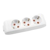 Viko 90113300 Multi-Let Topraklı Klemensli 3'lü Grup Priz
