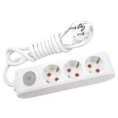 Viko 90117303 Multi-Let Topraklı Anahtarlı 3'lü Grup Priz