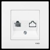 Viko 90967013 Beyaz Karre Numeris Telefon Prizi