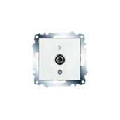 Viko 90967038 Karre Meridian Beyaz F Konnektörlü 10 dB Geçişli Uydu Prizi