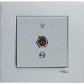 Viko Artline Novella Gümüş Uydu F Konnektörlü Sonlu Çerçeveli Priz